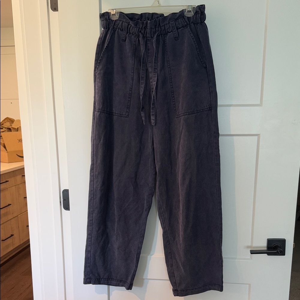 Lucky Brand Drawstring Pants - Dark Blue